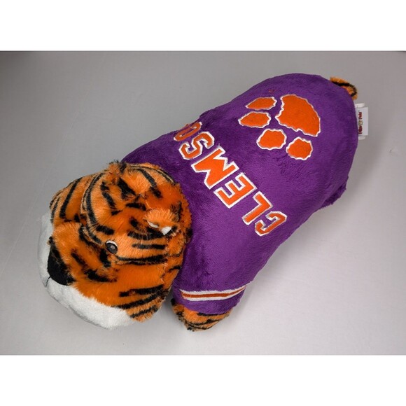 Clemson SC Tigers My  Pillowpet Purple Orange Plush Tiger Team Fan NCAA Football - Picture 9 of 11